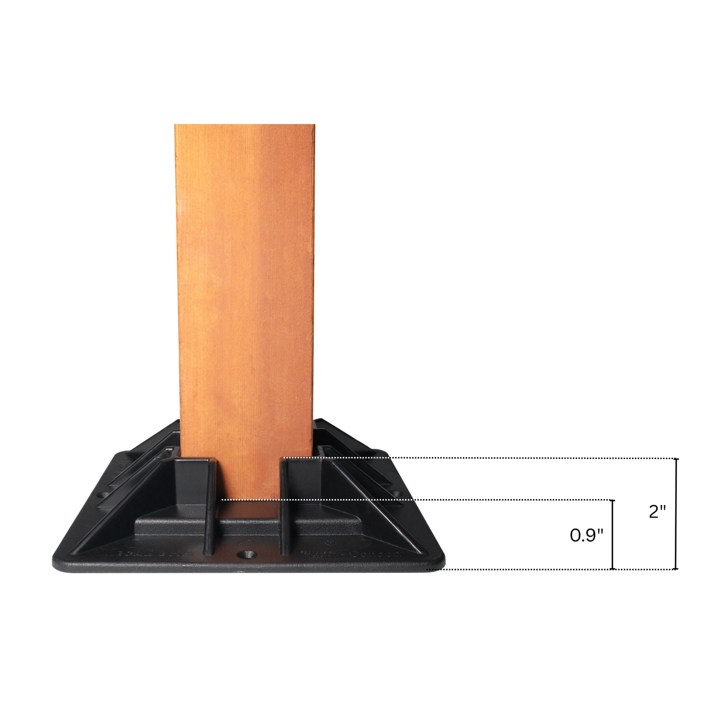 Mecadeck® heavy duty deck block kit for decks up to 12' x 12'