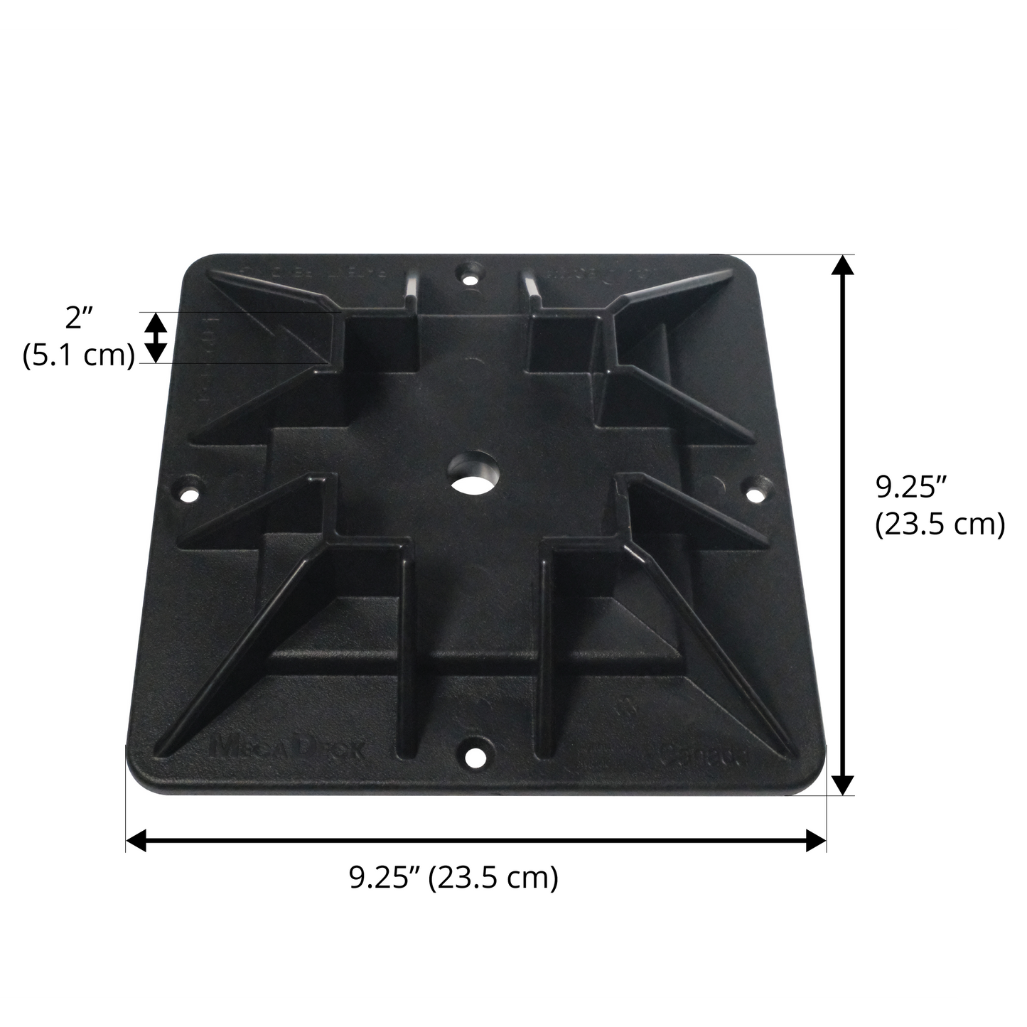 Mecadeck® heavy duty deck block kit for decks up to 12' x 12'