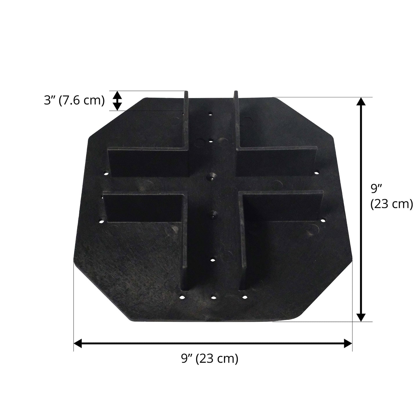 Mecadeck® heavy duty deck block kit for decks up to 12' x 12'