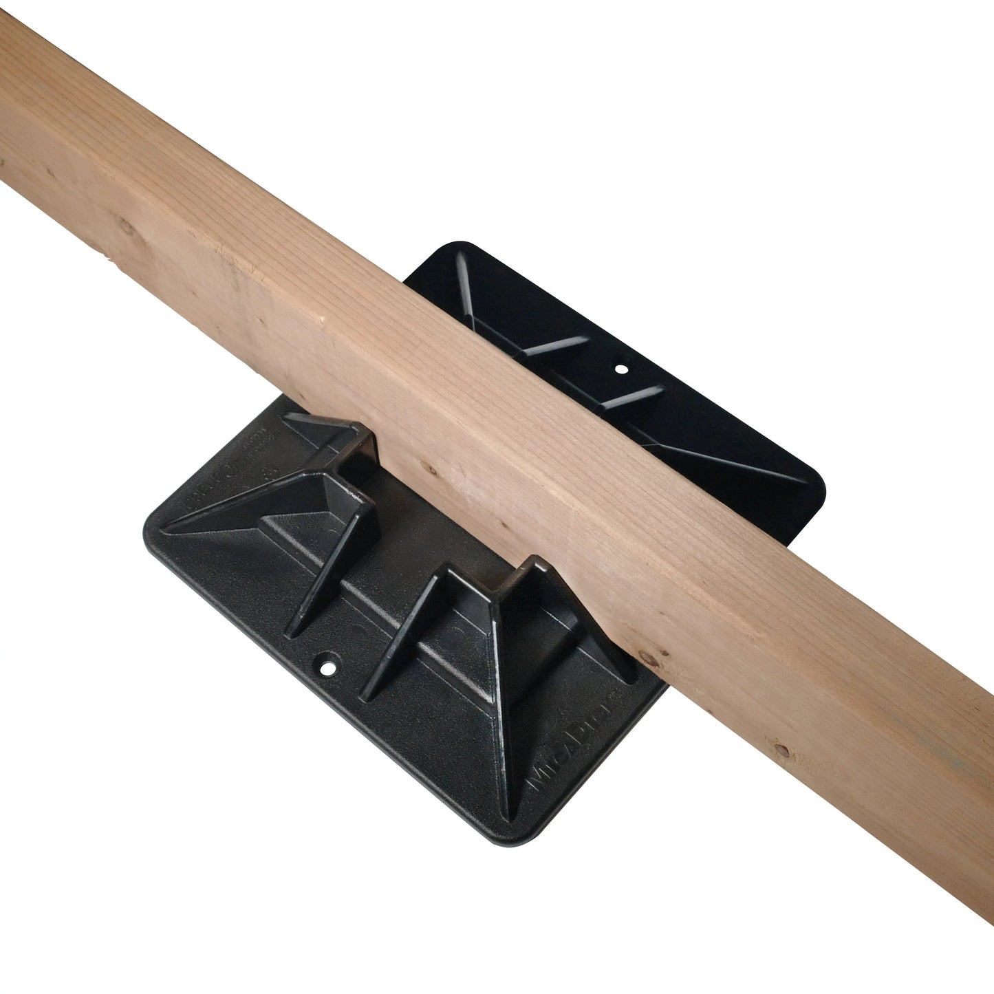 Mecadeck™ Ground Deck Block for 4"x 4" Posts Mecadeck
