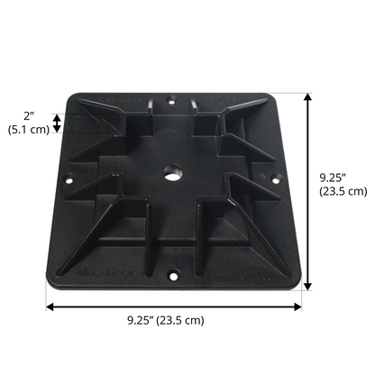 Mecadeck® heavy duty deck block kit for decks up to 10' x 10'