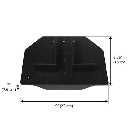 Mecadeck® heavy duty deck block kit for decks up to 10' x 10'
