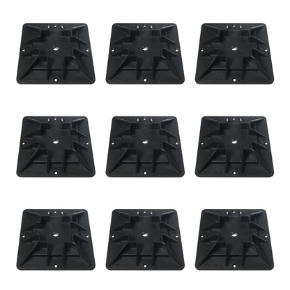 Mecadeck™ 9 Extra Wide Mecadeck Ground Deck Block Kit for 6x6 posts Mecadeck