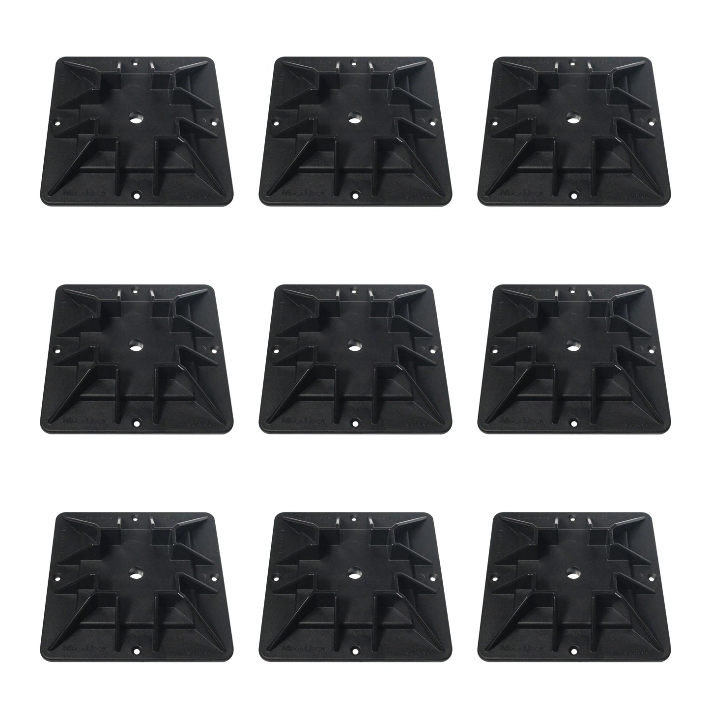 Mecadeck™ 9 Standard Mecadeck Ground Deck Blocks Mecadeck
